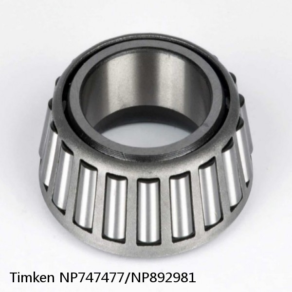 NP747477/NP892981 Timken Tapered Roller Bearings